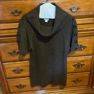 Worthington Cowl Neck Brown Sweater